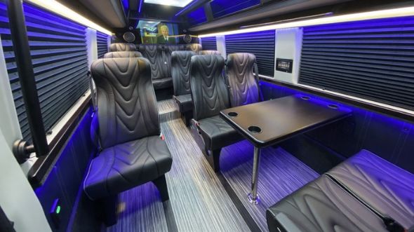 18 passenger sprinter van interior pompano beach