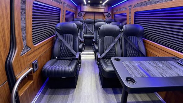18 passenger sprinter van interior sunrise