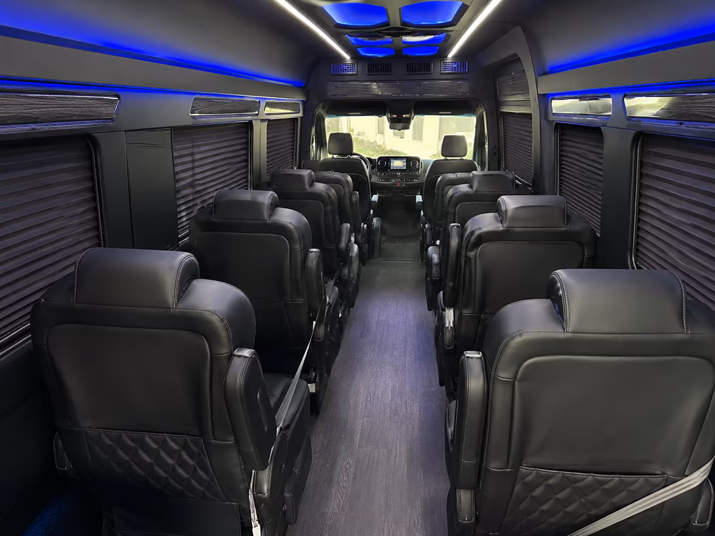 pompano beach 20 passenger sprinter van interior