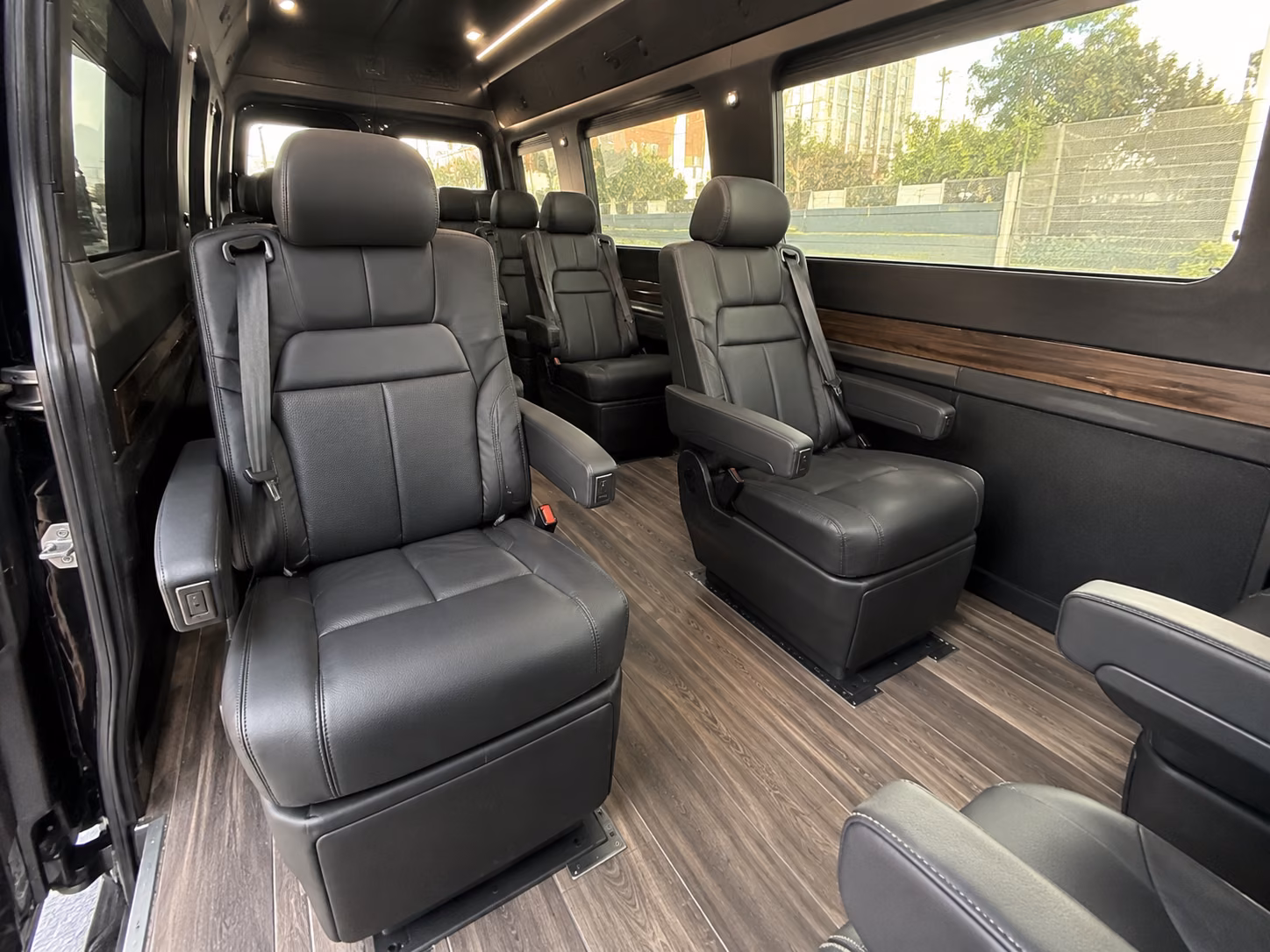 pompano beach 8 passenger sprinter van inside