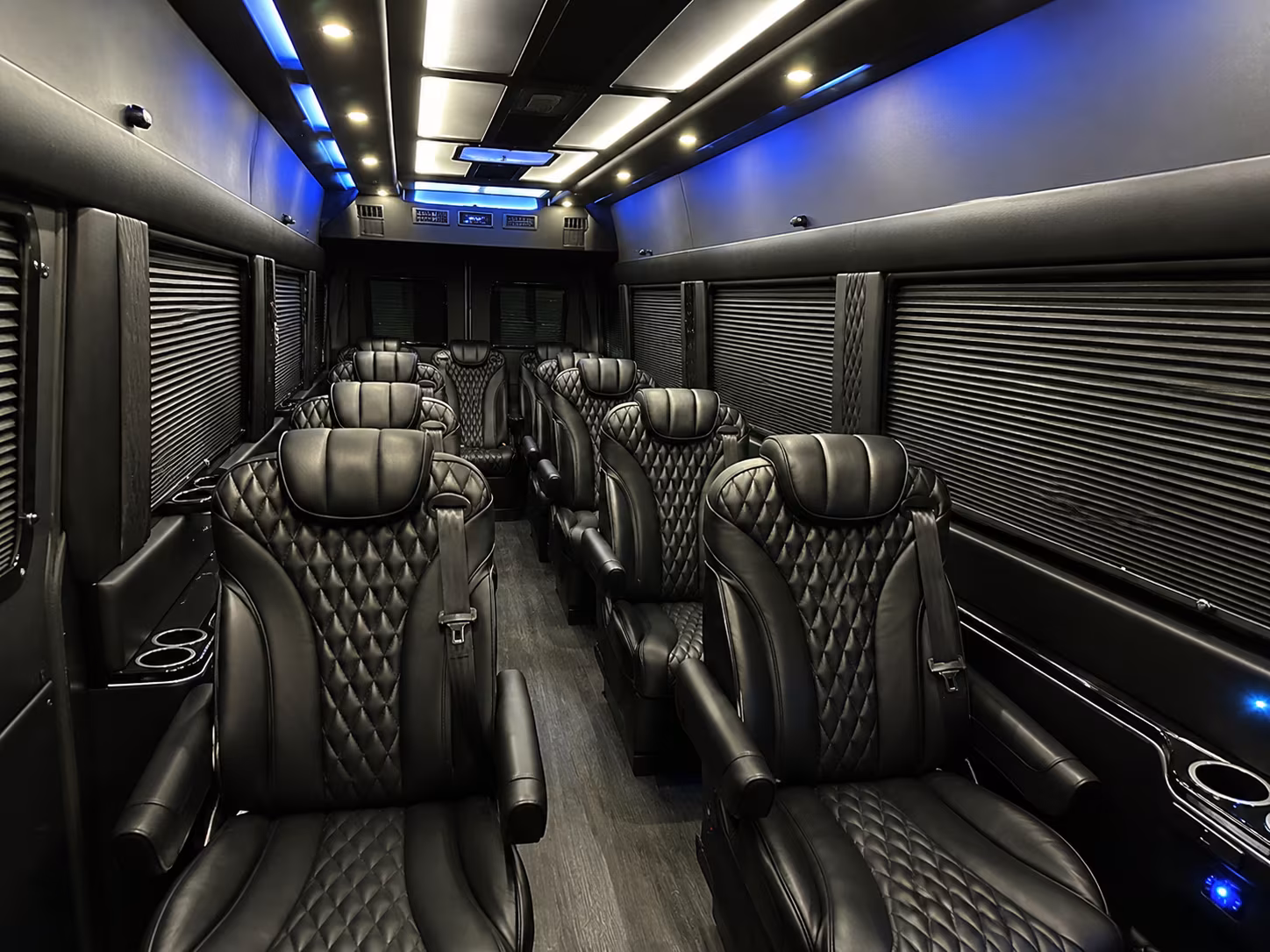 prom night dinner stops and multi venue sprinter van transportation in pompano beach