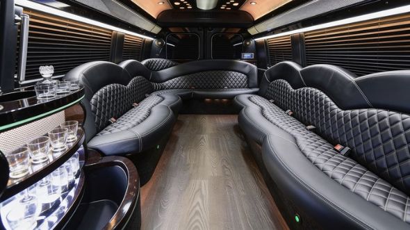 sprinter limousine inside pompano beach