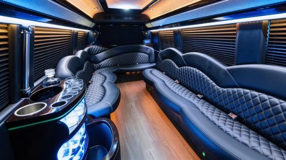 sprinter limousine interior sunrise